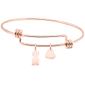 Personalised Dog Love Bangle Bracelet