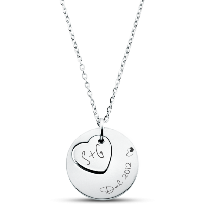 Personalised Mini-Heart Necklace Personalised Mini-Heart Necklace