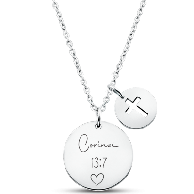Personalised Cross Necklace Personalised Cross Necklace