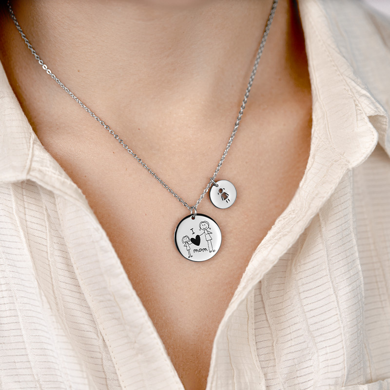 Personalised Children's Handwriting Necklace