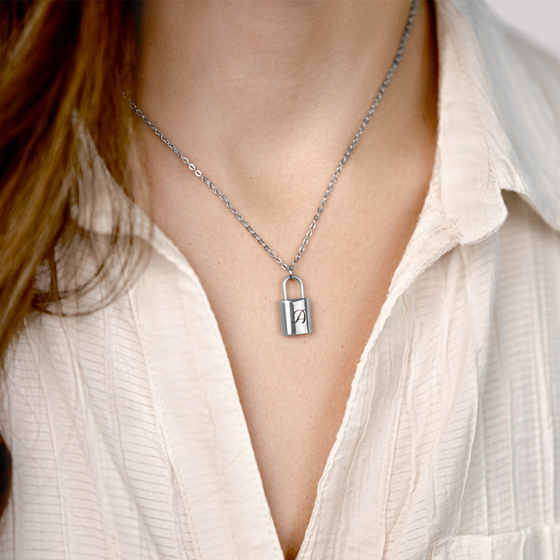 Personalised Padlock Necklace Personalised Padlock Necklace