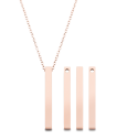 Personalised 4-Side Necklace