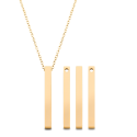 Personalised 4-Side Necklace