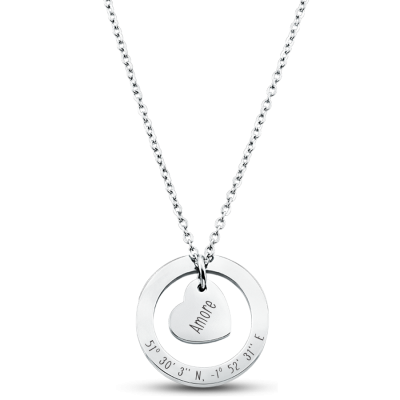 Personalised Coordinates Necklace